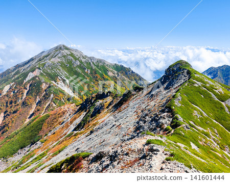 秋季攀登哈里諾基山和蓮華山(哈里諾基山至蓮華山) 秋季攀登哈里諾基山和蓮華山(哈里諾基山至蓮華山) 141601444