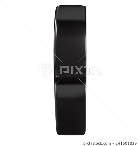 Glass navigation marker with a metallic sheen, side view. Glass navigation marker with a metallic sheen, side view. 141601839