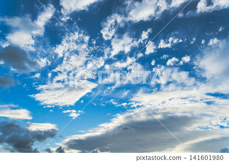 Impressive blue sky and clouds after the storm 01 Impressive blue sky and clouds after the storm 01 141601980