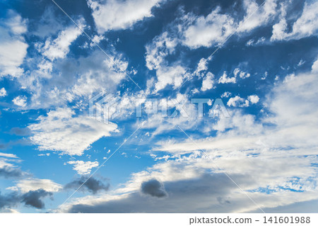 Impressive blue sky and clouds after the storm 06 Impressive blue sky and clouds after the storm 06 141601988
