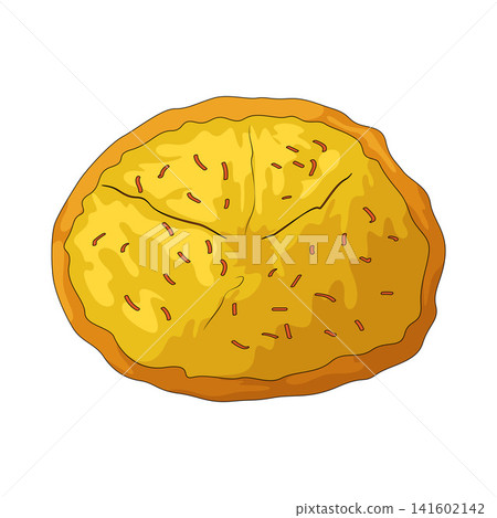 Illustration of Cheese Pizza Illustration of Cheese Pizza 141602142