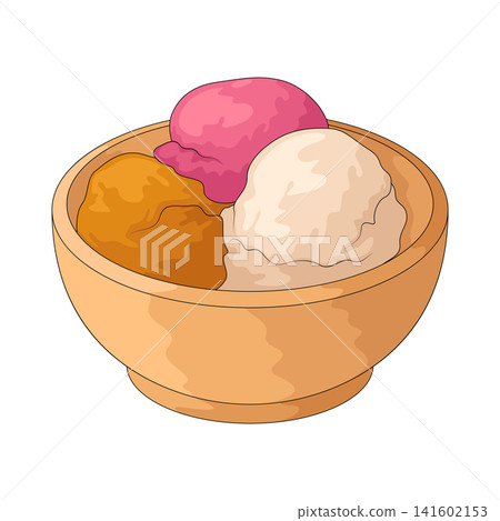 Illustration of Ice Cream Illustration of Ice Cream 141602153