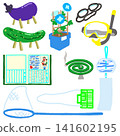 Summer Deformed Illustration Set Part 3 141602195