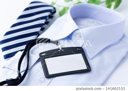 藍色軍團領帶與禮服襯衫 藍色軍團領帶與禮服襯衫 141602533