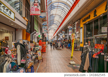 A scene from the Numazu Nakamise shopping street in Numazu City (Shizuoka Prefecture) A scene from the Numazu Nakamise shopping street in Numazu City (Shizuoka Prefecture) 141602545