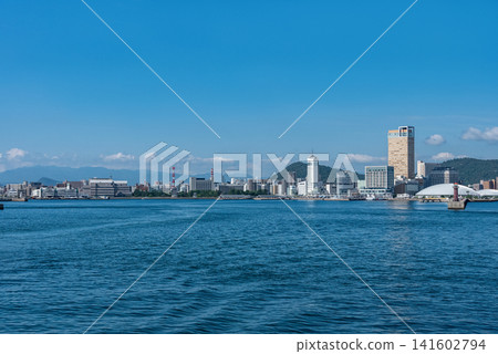 高松市高松港及其周邊地區的風景 高松市高松港及其周邊地區的風景 141602794