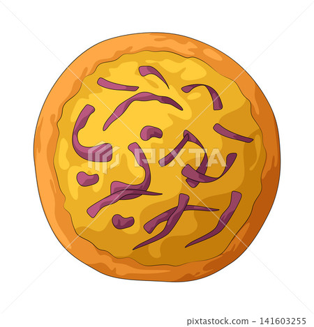 Illustration of Onion Pizza Illustration of Onion Pizza 141603255