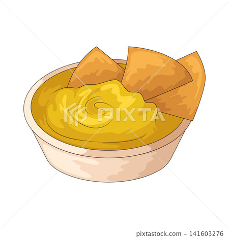 Illustration of Nacho Cheese Illustration of Nacho Cheese 141603276