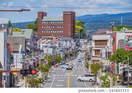 Streetscape in front of Fujinomiya Station in Fujinomiya City (Shizuoka Prefecture) Streetscape in front of Fujinomiya Station in Fujinomiya City (Shizuoka Prefecture) 141603353