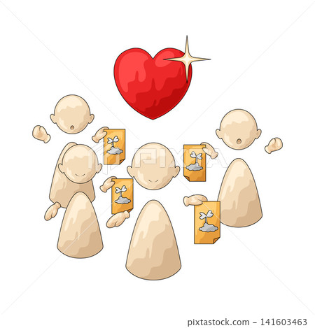Illustration of Community Service Illustration of Community Service 141603463