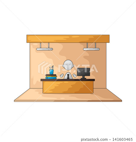 Illustration of Public Office Illustration of Public Office 141603465