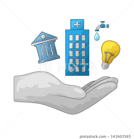 Illustration of Public Service Illustration of Public Service 141603565