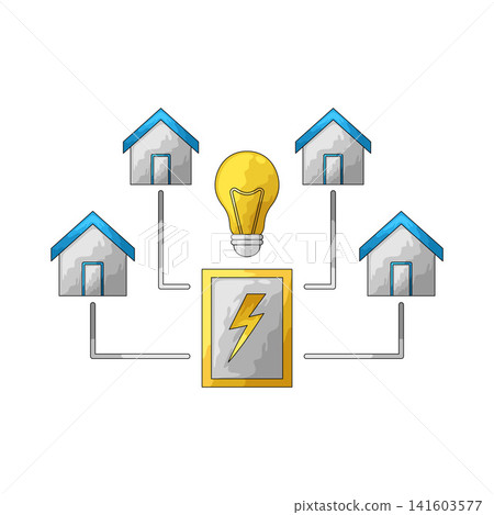 Illustration of Electricity Service Illustration of Electricity Service 141603577