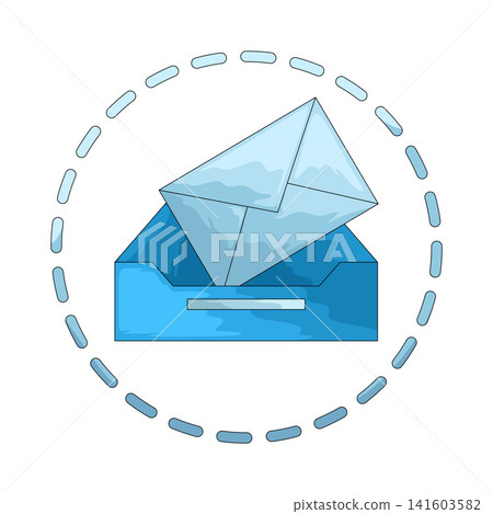 Illustration of Mail Service Illustration of Mail Service 141603582