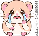 Hamster Flat Drawing Kawaii Character Art 141605066