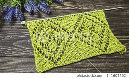 Colorful knitted fabric suitable for home decor, fashion or textile. pattern. Colorful knitted fabric suitable for home decor, fashion or textile. pattern. 141605362