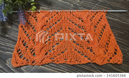 Colorful knitted fabric suitable for home decor, fashion or textile. pattern. Colorful knitted fabric suitable for home decor, fashion or textile. pattern. 141605366