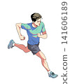 Marathon runner 141606189