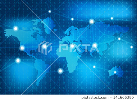 Global communication network Global communication network 141606390