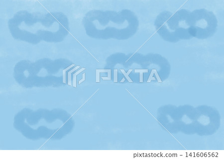 Illustration material: Light blue background and clouds Illustration material: Light blue background and clouds 141606562