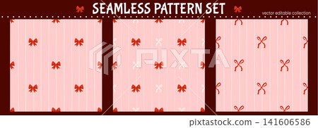 Bg bow seamless cover vector heart sweater pink pattern. Coquette collection with ribbon design for kid and baby ornament. Features colorful cute present color element feminine fall birthday. Bg bow seamless cover vector heart sweater pink pattern. Coquette collection with ribbon design for kid and baby ornament. Features colorful cute present color element feminine fall birthday. 141606586