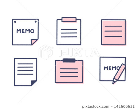 Hand-drawn style illustration - Documents, letters, memos - Icon 04 Hand-drawn style illustration - Documents, letters, memos - Icon 04 141606631