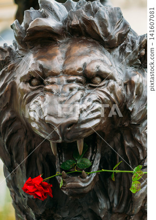 Winged Lion Memorial in Prague Czech Republic. 141607081