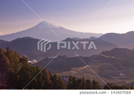 日出時的富士山 日出時的富士山 141607089