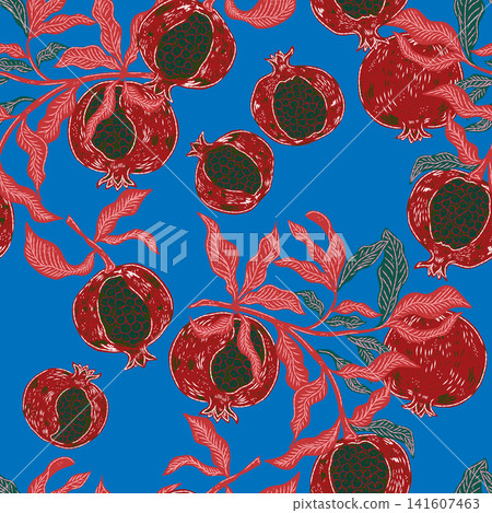 seamless pattern with cherry berries seamless pattern with cherry berries 141607463