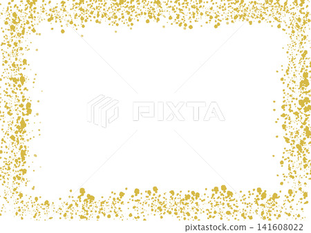 Luxurious gold paint splash frame background (white with copy space) Luxurious gold paint splash frame background (white with copy space) 141608022