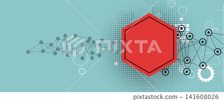 Technology neural connection background future of communication Technology neural connection background future of communication 141608026