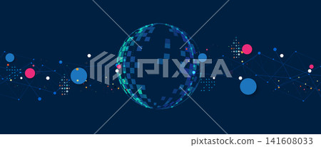 Technology neural connection background future of communication Technology neural connection background future of communication 141608033