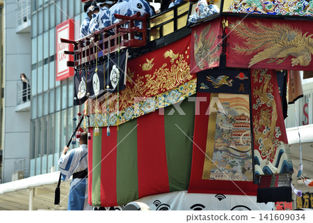 Gion Festival, Later Festival, Yamahoko Procession, Ofunehoko Float Gion Festival, Later Festival, Yamahoko Procession, Ofunehoko Float 141609034