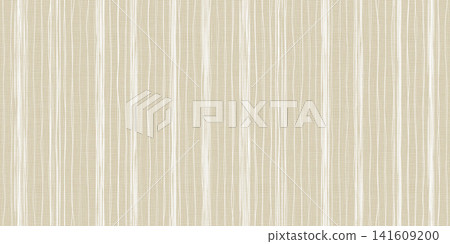 Beige linen fabric texture vector with fine vertical thread lines. Woven canvas background features a clean organic cloth surface and subtle natural texture Beige linen fabric texture vector with fine vertical thread lines. Woven canvas background features a clean organic cloth surface and subtle natural texture 141609200