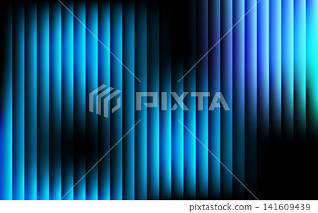 Abstract Neon Light Streaks with Vibrant Blue and Purple Gradient Stripe Background. Futuristic 3D Vertical Lines with Glowing Iridescent Texture and Holographic Effect Abstract Neon Light Streaks with Vibrant Blue and Purple Gradient Stripe Background. Futuristic 3D Vertical Lines with Glowing Iridescent Texture and Holographic Effect 141609439