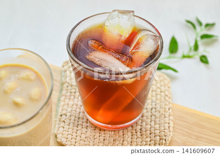 A cold iced coffee, perfect for summer. A cold iced coffee, perfect for summer. 141609607