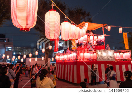 東京板橋區高島平當地的夏季祭典 東京板橋區高島平當地的夏季祭典 141609793