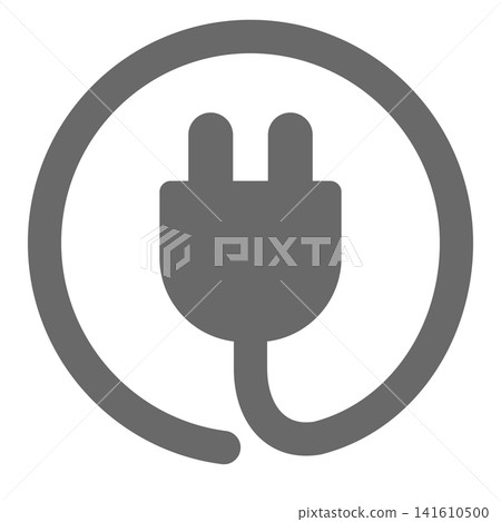 向量插座、電源、充電圖標 向量插座、電源、充電圖標 141610500
