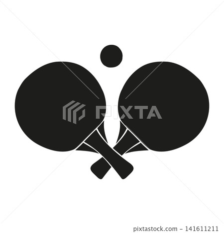 Vector hand drawn doodle ping pong game Vector hand drawn doodle ping pong game 141611211