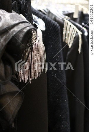 Clothes store in shopping mall. Clothes store in shopping mall. 141612261