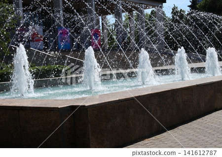 Fountain near the Opera and Ballet Theater. Fountain near the Opera and Ballet Theater. 141612787