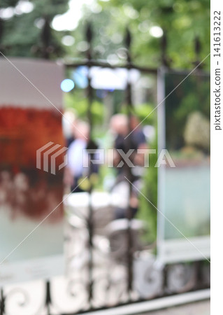 Art fair in the courtyard of the museum. Art fair in the courtyard of the museum. 141613222