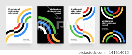 Layout template for sports event or competition. 141614013