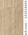 background of a damaged wood laminate flooring with lifted joint and construction defect 141614444