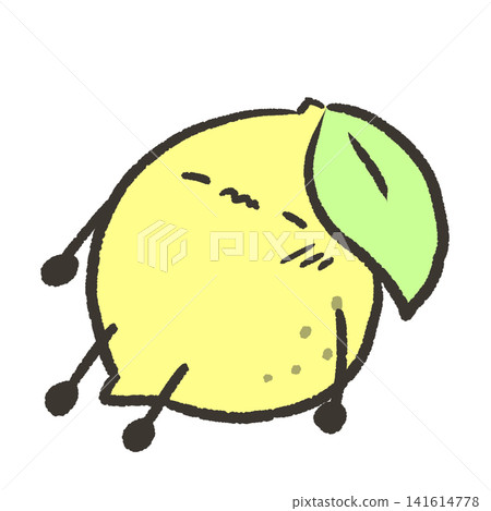 An illustration of a lemon with expressive features, complete with arms and legs. An illustration of a lemon with expressive features, complete with arms and legs. 141614778
