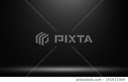 Minimal black spotlight background with soft illuminated display stage Minimal black spotlight background with soft illuminated display stage 141615364