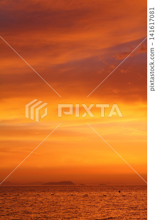 Seaside town of Turgutreis and spectacular sunsets Seaside town of Turgutreis and spectacular sunsets 141617081