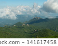 Mount Mizugaki shrouded in clouds 141617458