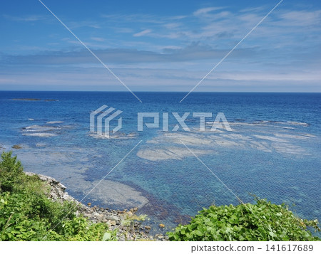 津輕半島、龍伯線、日本海 141617689