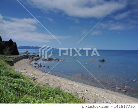 津輕半島、龍伯線、日本海 津輕半島、龍伯線、日本海 141617750